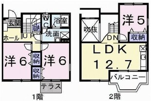 サンライトカーサIIIの物件間取画像